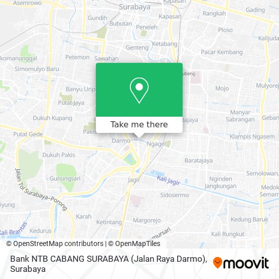 Bank NTB CABANG SURABAYA (Jalan Raya Darmo) map