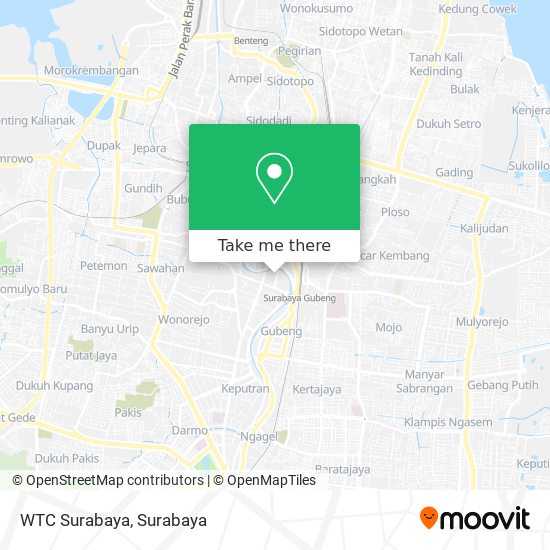 WTC Surabaya map