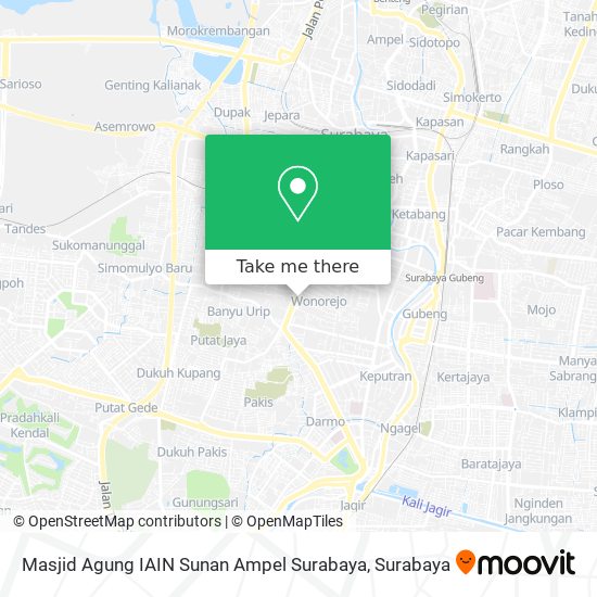 Masjid Agung IAIN Sunan Ampel Surabaya map