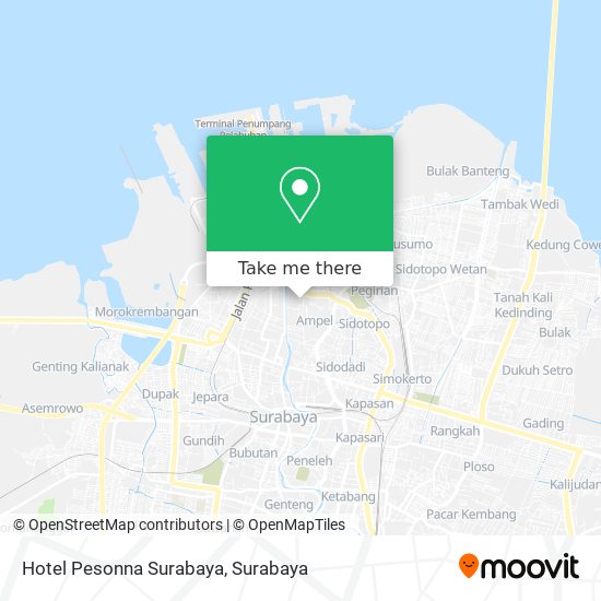 Hotel Pesonna Surabaya map