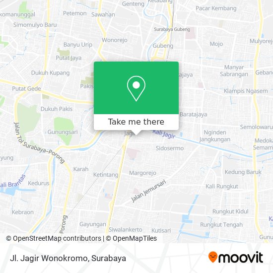 Jl. Jagir Wonokromo map