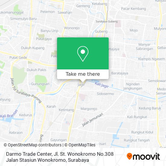 Darmo Trade Center, Jl. St. Wonokromo No.308 Jalan Stasiun Wonokromo map