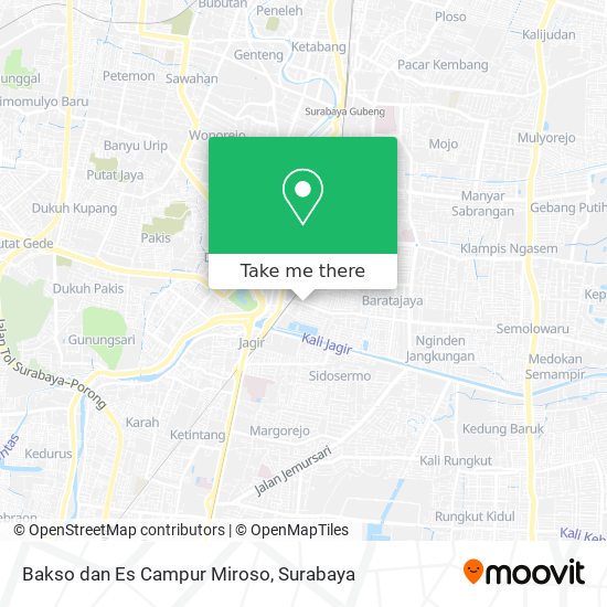 Bakso dan Es Campur Miroso map