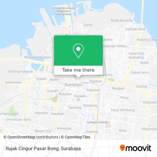 Rujak Cingur Pasar Bong map