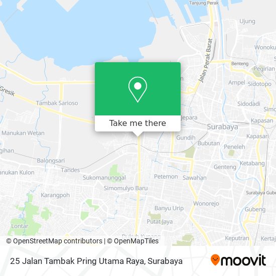 25 Jalan Tambak Pring Utama Raya map