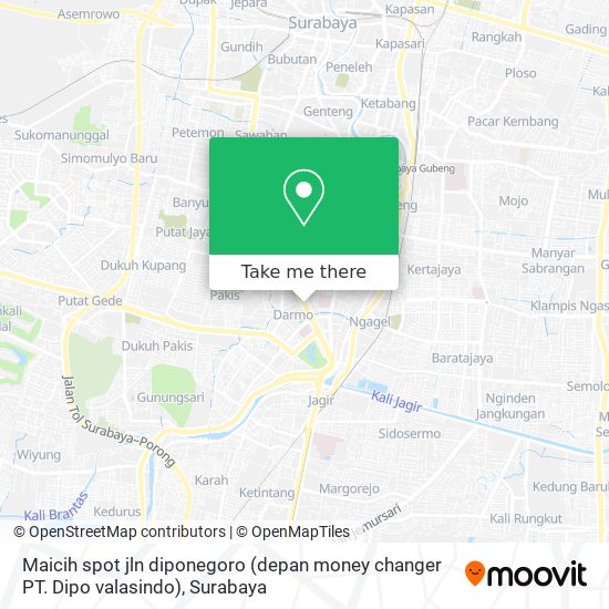 Maicih spot jln diponegoro (depan money changer PT. Dipo valasindo) map