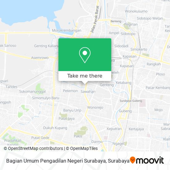 Bagian Umum Pengadilan Negeri Surabaya map