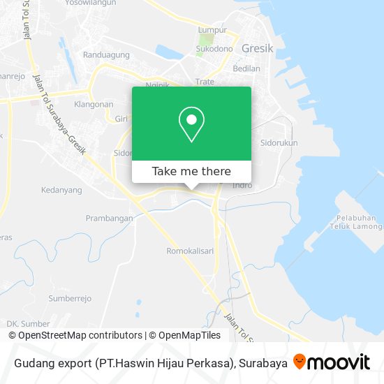 Gudang export (PT.Haswin Hijau Perkasa) map