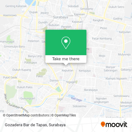 Gozadera Bar de Tapas map