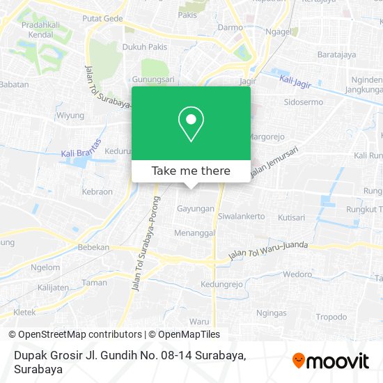 Dupak Grosir Jl. Gundih No. 08-14 Surabaya map