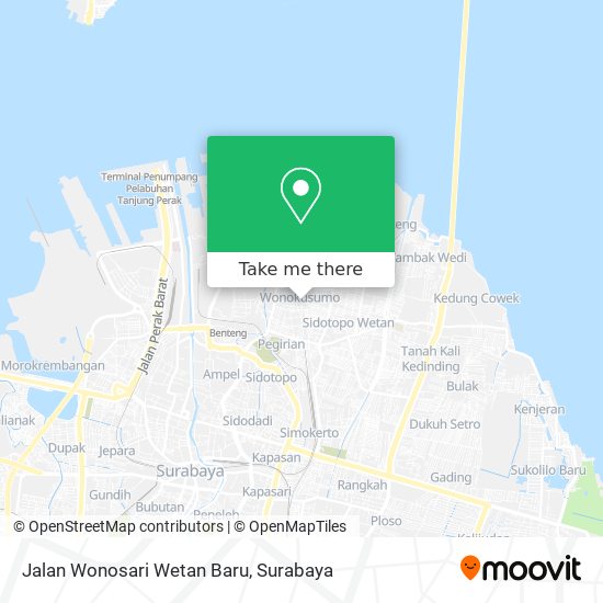 Jalan Wonosari Wetan Baru map