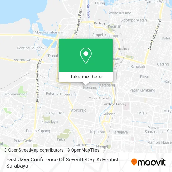 East Java Conference Of Seventh-Day Adventist map