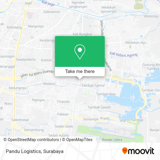 Pandu Logistics map