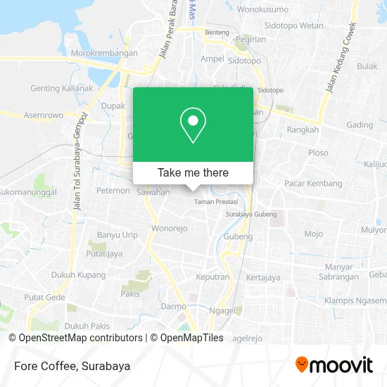 Fore Coffee map
