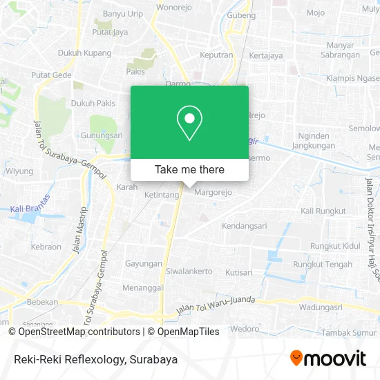 Reki-Reki Reflexology map