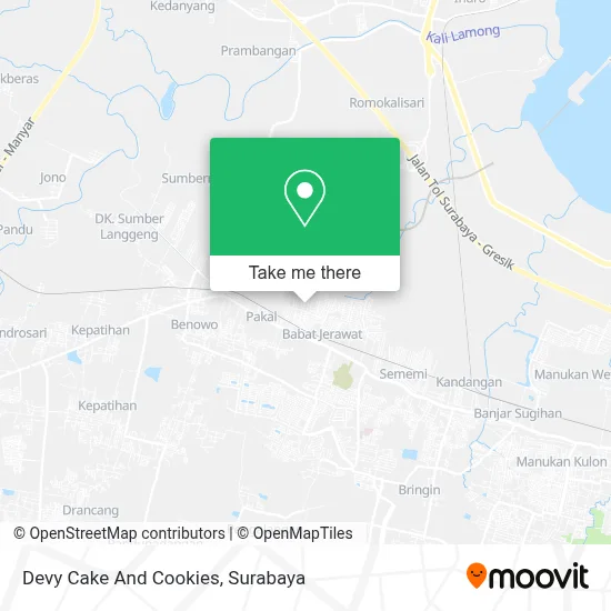 Devy Cake And Cookies map