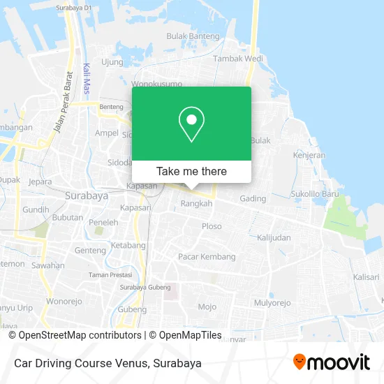 Car Driving Course Venus map