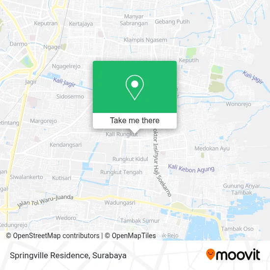Springville Residence map