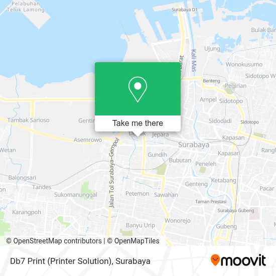 Db7 Print (Printer Solution) map