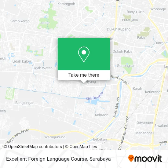 Excellent Foreign Language Course map