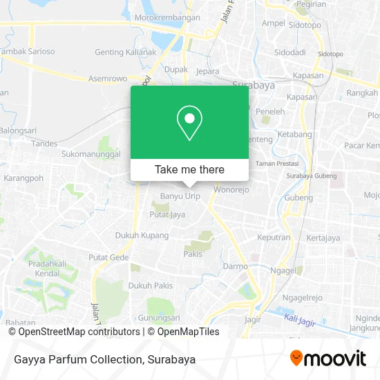 Gayya Parfum Collection map