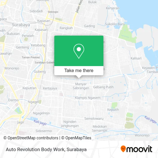 Auto Revolution Body Work map