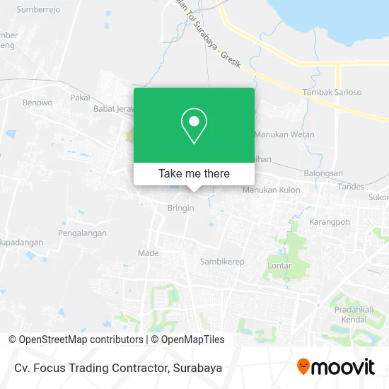 Cv. Focus Trading Contractor map
