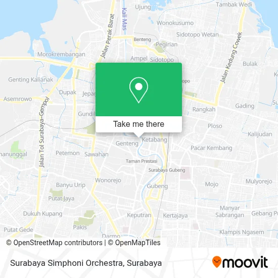 Surabaya Simphoni Orchestra map