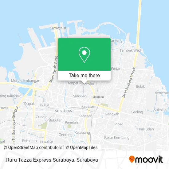 Ruru Tazza Express Surabaya map