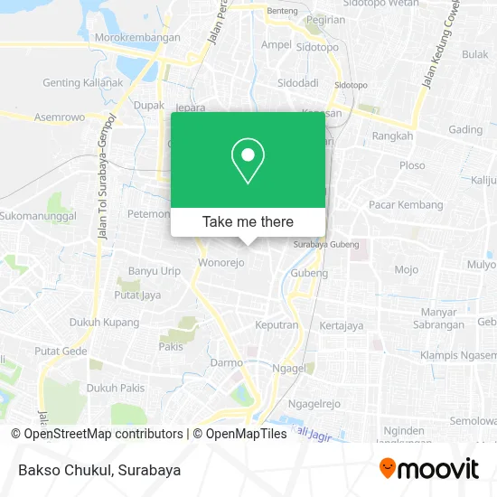 Bakso Chukul map