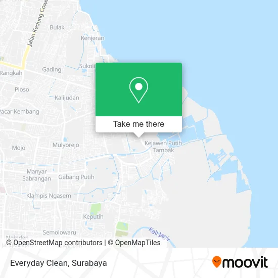 Everyday Clean map