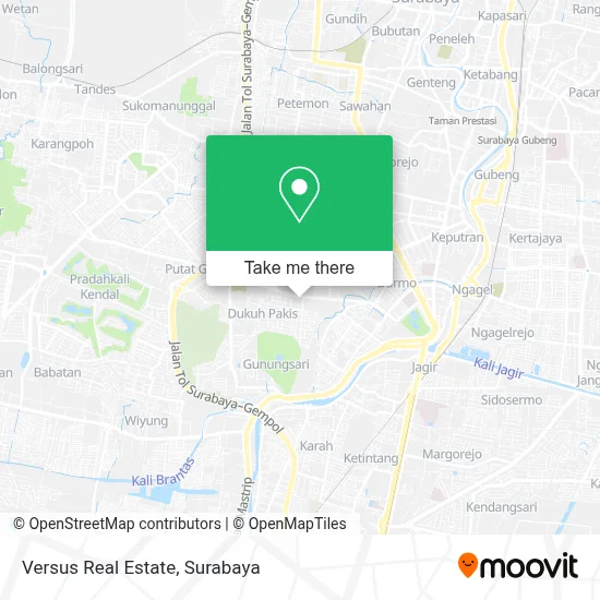 Versus Real Estate map