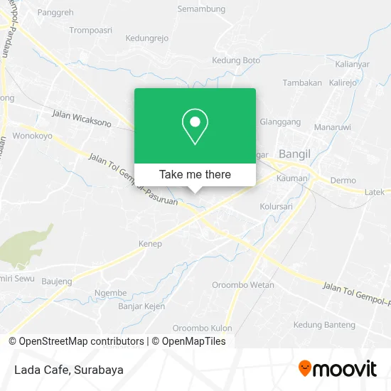 Lada Cafe map