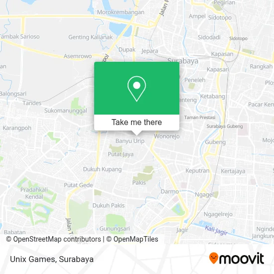 Unix Games map
