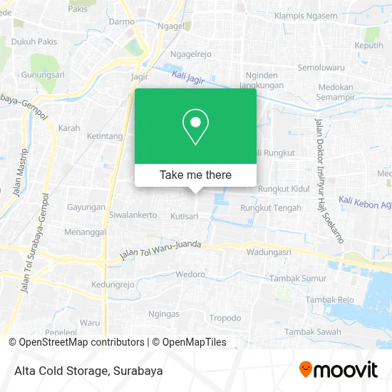 Alta Cold Storage map