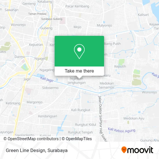 Green Line Design map