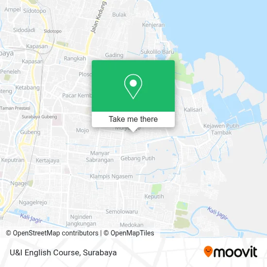 U&I English Course map