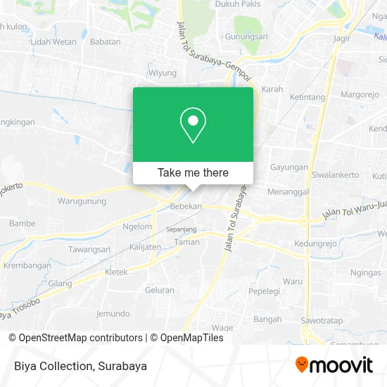 Biya Collection map