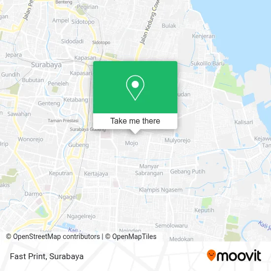 Fast Print map