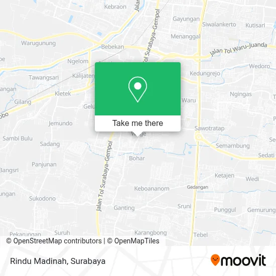 Rindu Madinah map