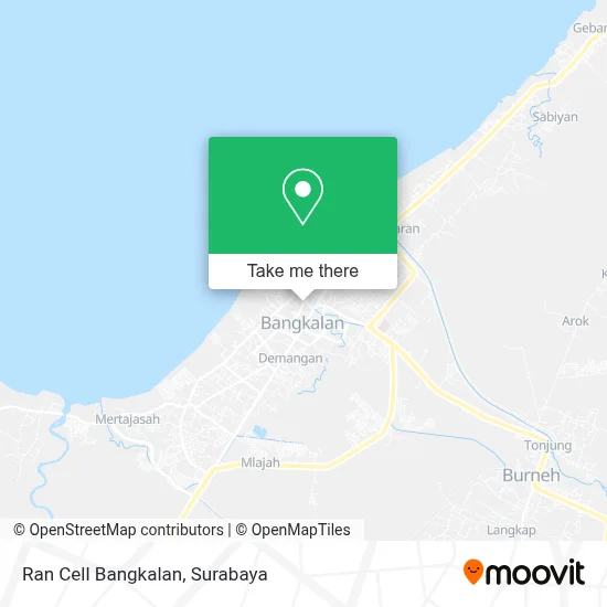 Ran Cell Bangkalan map