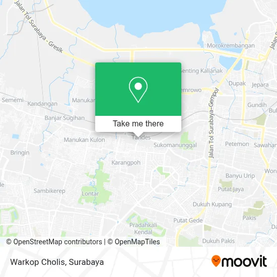 Warkop Cholis map