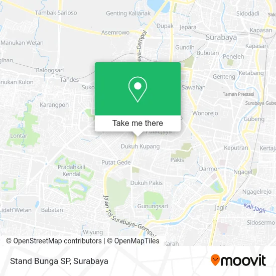 Stand Bunga SP map