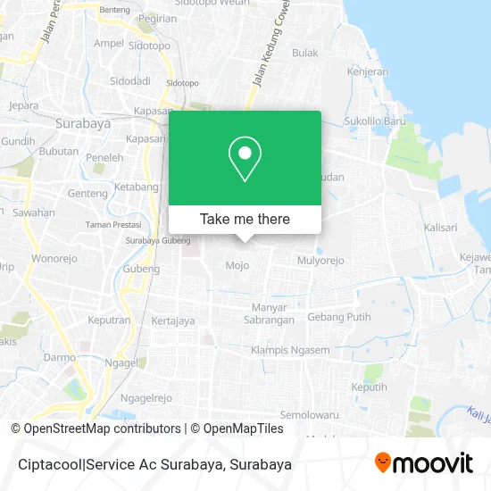 Ciptacool|Service Ac Surabaya map