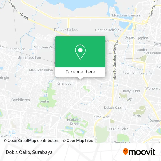 Deb's Cake map