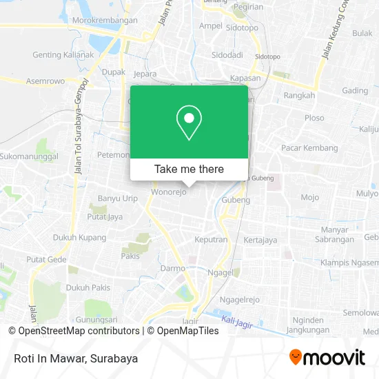 Roti In Mawar map