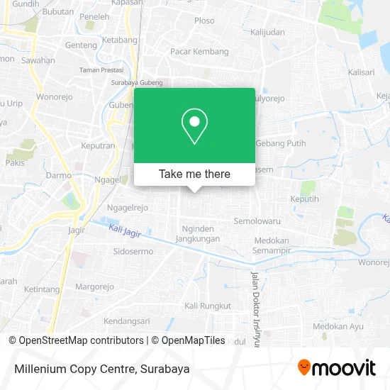 Millenium Copy Centre map