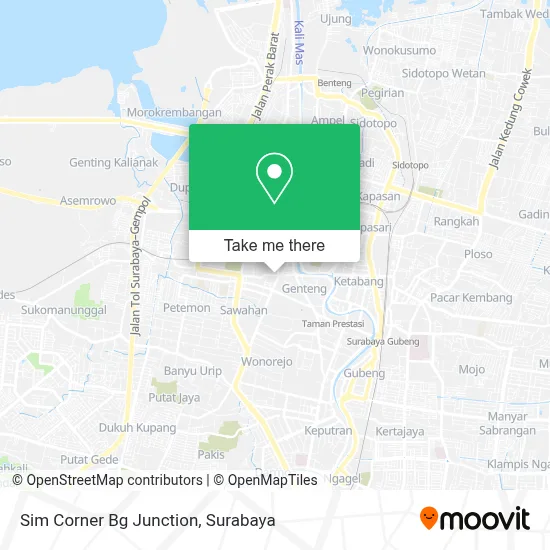 Sim Corner Bg Junction map