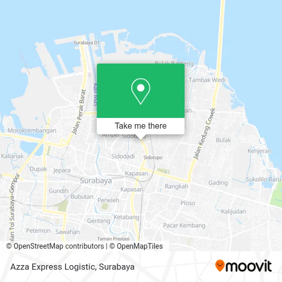 Azza Express Logistic map