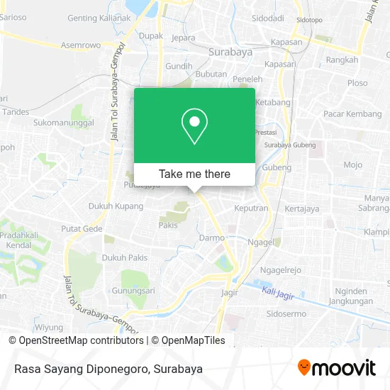Rasa Sayang Diponegoro map